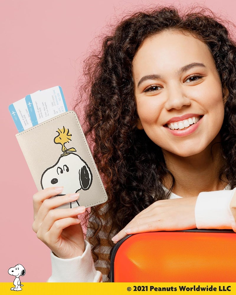 SALLY ROSE Peanuts Snoopy Passport Cover Official License, Cute Passport Holder, Snoopy Gifts - Image 3